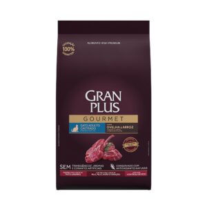 Gran Plus Gourmet Gato Adulto Castrado sabor Cordero & Arroz - 10.1 kg.