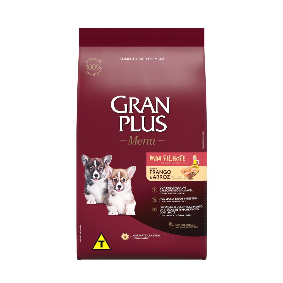 Gran Plus Mini Cachorro de Pollo & Arroz - 10.1 kg.