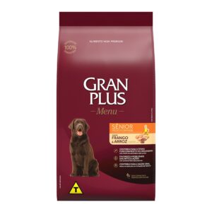 Gran Plus Senior Razas Medianas y Grandes sabor Pollo & Arroz - 15 kg.