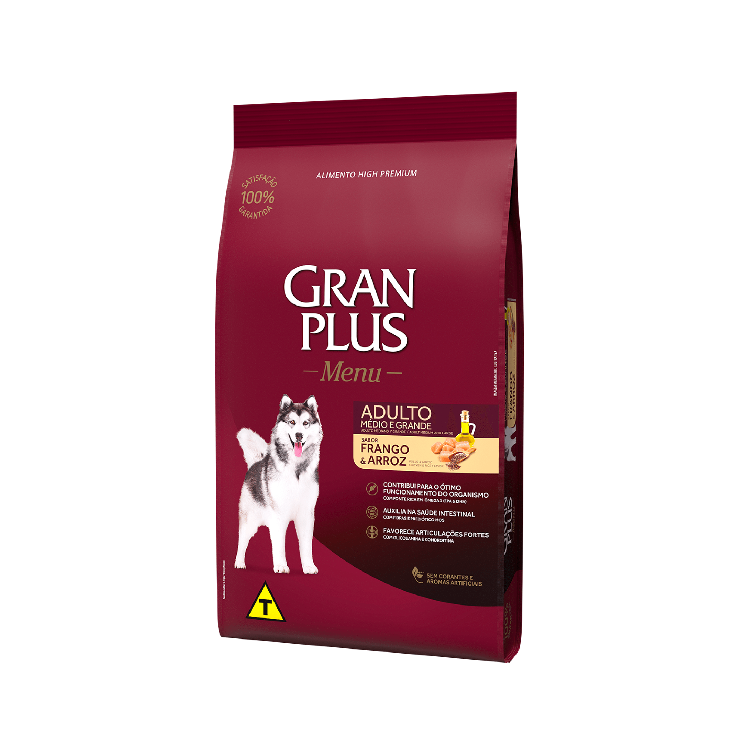 Gran Plus Adulto Razas Medianas y Grandes sabor Pollo & Arroz - 15 kg.
