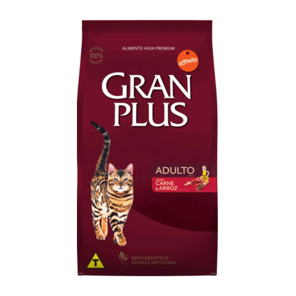 Gran Plus Gato Adulto sabor Carne & Arroz - 10.1 kg.