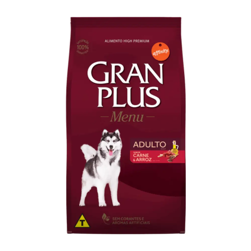 Gran Plus Adulto Razas Medianas y Grandes sabor Carne & Arroz - 15 kg.