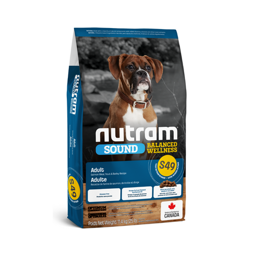 Nutram S49 Adult Dog Salmon - 11.4 kg.