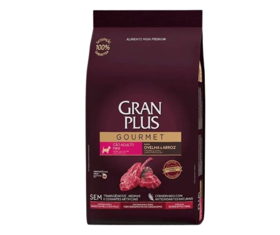 Gran Plus Gourmet Mini Adulto sabor Cordero & Arroz - 10.1 kg.