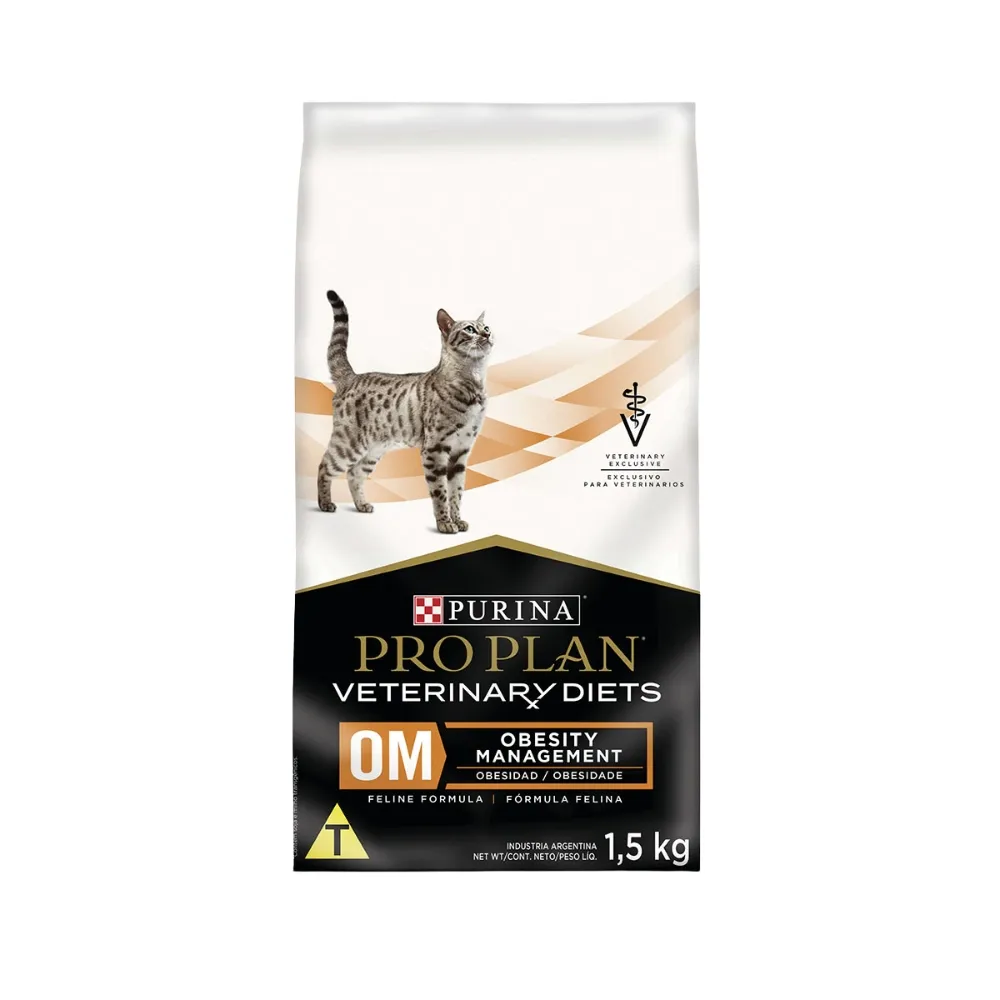 Pro Plan Veterinary Diets OM Manejo de Sobrepeso Felino - 1.5 kg.